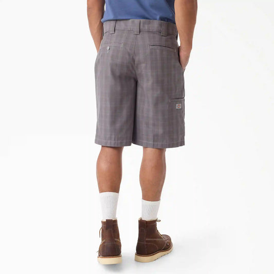 Plaid Work Shorts, 11"