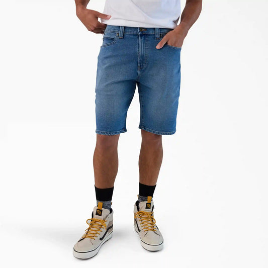 FLEX 5-Pocket Denim Shorts, 11"