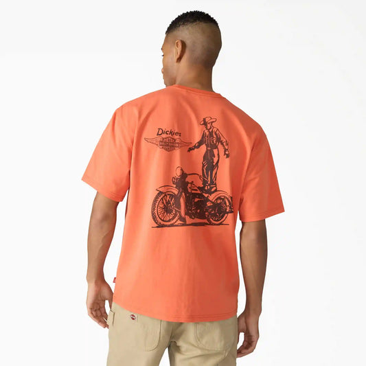 Dickies x Harley-Davidson® Vintage Wash Cowboy Graphic T-Shirt