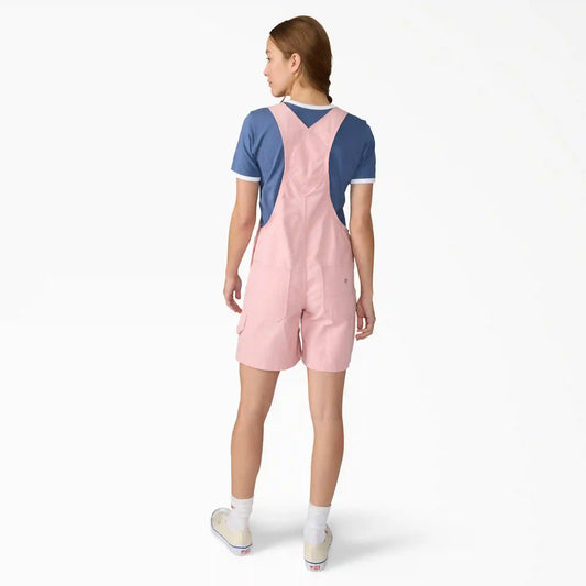 Women's Relaxed Fit Bib Shortalls, 7"