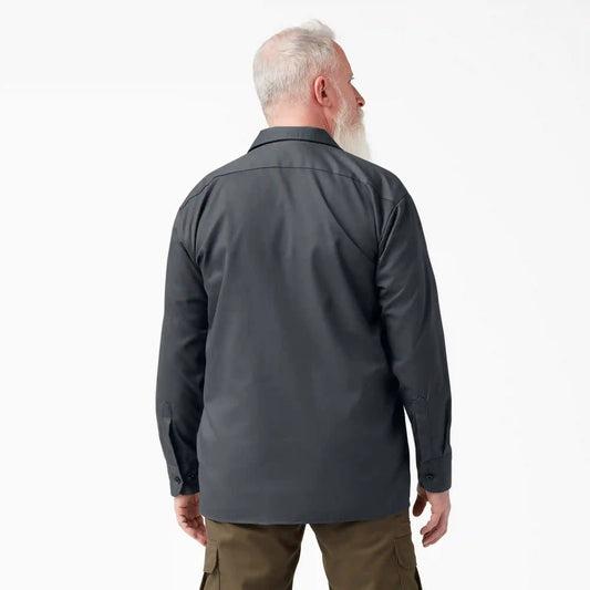 FLEX Relaxed Fit Long Sleeve Work Shirt