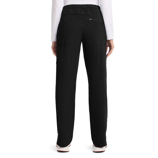 Women's Dynamix Mid Rise Straight Leg Drawstring Scrub Pant