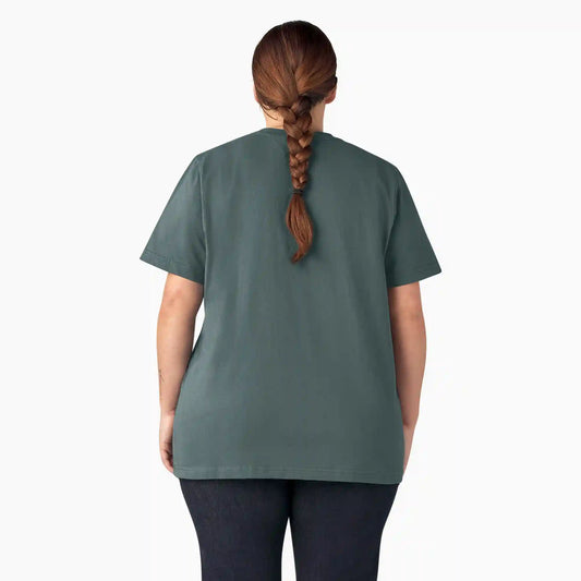 Women's Plus Heavyweight Short Sleeve Pocket T-Shirt