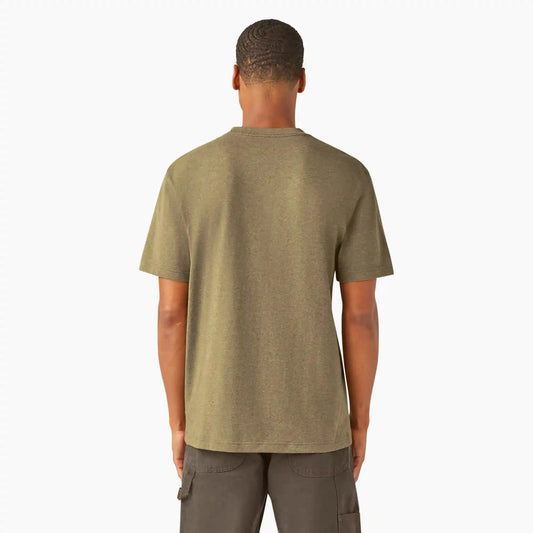 Heavyweight Heathered Short Sleeve Pocket T-Shirt